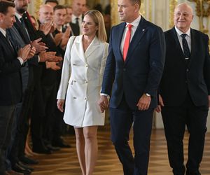  Marta Nawrocka w jasnej kreacji na Zamku Królewskim