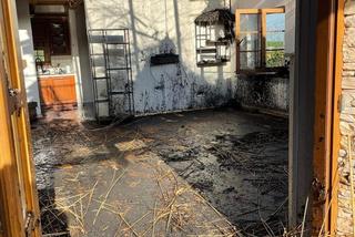 Szwagierka Szalonego Reportera straciła wszystko! Jej dom pod Lipskiem spłonął w ogromnym pożarze [ZDJĘCIA]