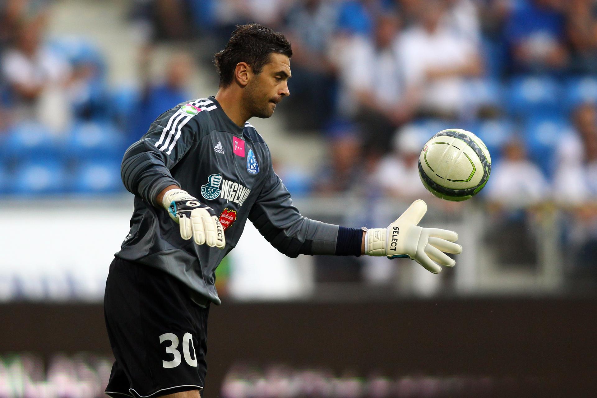 Ruch Chorzów. Matko Perdijić stracił ząb w meczu z Koroną Kielce