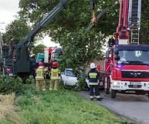 Tragiczny wypadek w Lubuskiem. Kobieta zginęła przygnieciona kontenerem wojsk USA