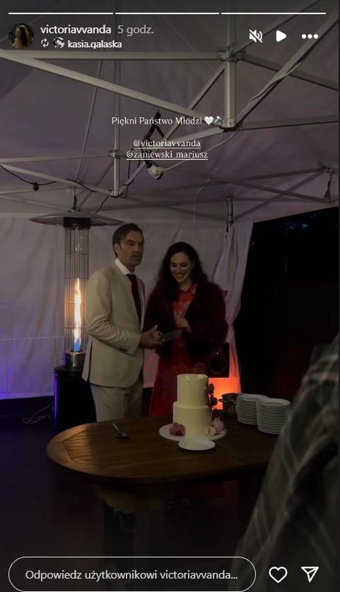 Mariusz Zaniewski z ukochaną