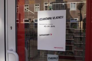 Rossmann na Starym Mieście w Olsztynie zamknięty. Dlaczego? [ZDJĘCIA]
