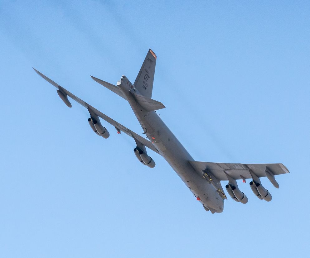 Amerykański bombowiec B-52 krąży nad Polską! 