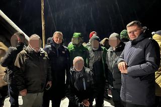 Andrzej Duda na kuligu