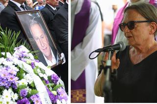 Agnieszka Holland na pogrzebie Jerzego Stuhra mówiła, że aktorstwo rozumiał jako służbę