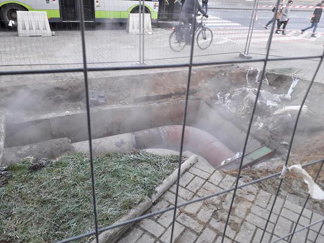 Potężna awaria w Olsztynie. Kilka tysięcy mieszkańców bez ogrzewania i ciepłej wody
