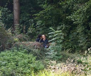 Jacek Ozdoba odpoczywa z żoną po ślubie