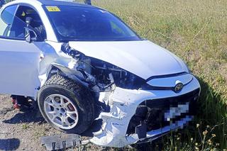 Rajdowy mistrz świata miał wypadek w pobliżu Gołdapi