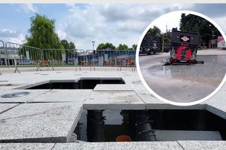 Siedlce: Kiedy naprawią fontannę na Placu Sikorskiego i kto zapłaci za szkody?