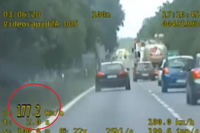 Turek: Kierowca audi GNAŁ jak szalony! Na liczniku miał ponad 170 km/h! [WIDEO] 