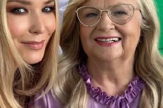 Barwy szczęścia nowa czołówka. Karolina (Marta Dąbrowska), Bruno (Lesław Żurek), Amelia (Stanisława Celińska)