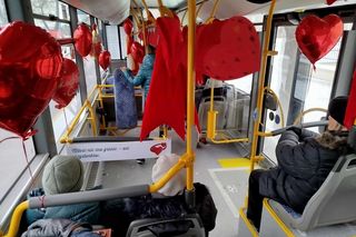Zakochany autobus linii nr 18 można spotkać na ulicach Siedlec tylko w walentynki 2025!