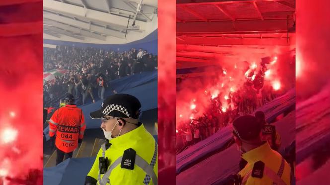 Zamieszki na meczu Leicester City - Legia Warszawa