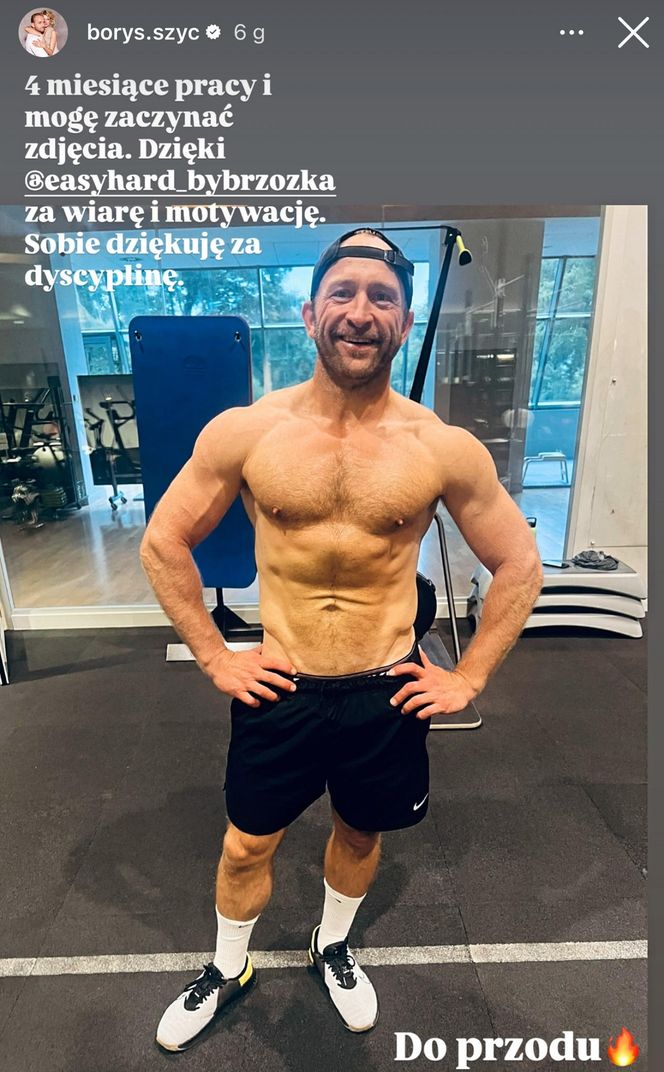 Nowy, piękny Borys Szyc 