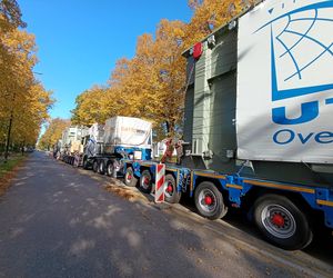 Ogromny transport dla Baltic Power. We Władysławowie