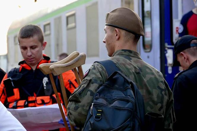 Ranni żołnierze z Ukrainy w Katowicach [GALERIA]