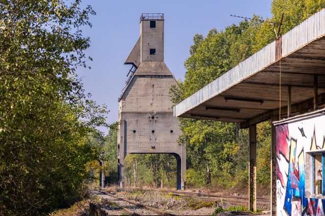 Wieża do nawęglania parowozów - Warszawa-Odolany