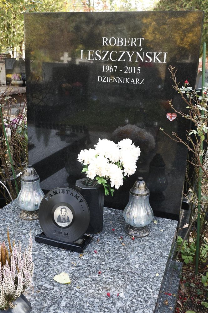 Tak wygląda grób Roberta Leszczyńskiego