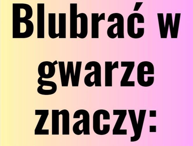 blubrać