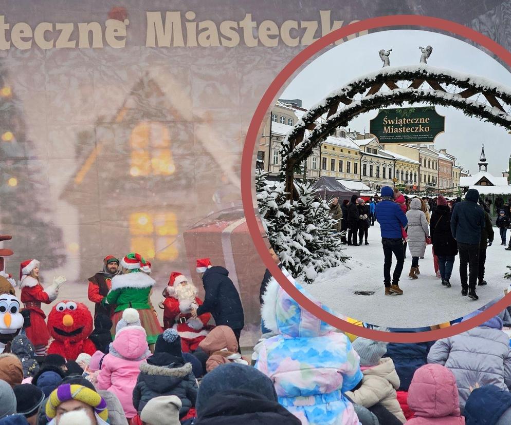 Drugi dzień Jarmarku Bożonarodzeniowego w Rzeszowie. Parada św. Mikołaj i wielkie wejście świętego na Rynek 
