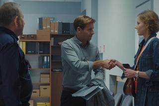 M jak miłość odc. 1780. Natalka (Dominika Suchecka), Adam Karski (Patryk Szwichtenberg), Staszek Popławski (Sławomir Holland)