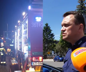 Nocny pożar w Tarnowie to podpalenie? Policja zatrzymała podejrzanego