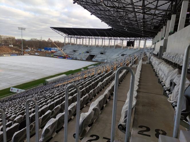 Stadion Pogoni Szczecin czeka na przyjęcie kibiców