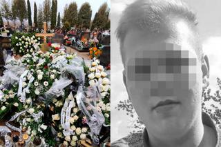 Grób Marcina tonie w białych różach. 21-letni ministrant zginął w wypadku. Żegnała go ciężarna narzeczona