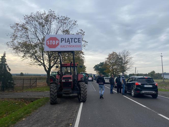 Protest rolników w województwie łódzkim 