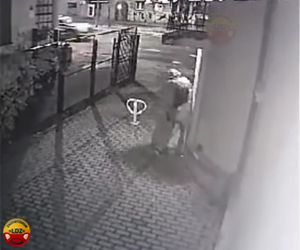 Bandzior napadł panią Natalię i zaczął ją dusić. Kobieta pogoniła drania