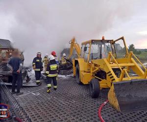 Pożar blaszanego warsztatu na ul. Ruchu Oporu w Bojszowach Nowych