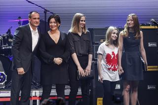 Paweł Kukiz z rodziną