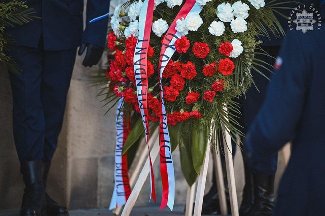 Pogrzeb komendanta policji w Bieruniu. Młodszy inspektor Dariusz Waligóra odszedł na wieczną służbę