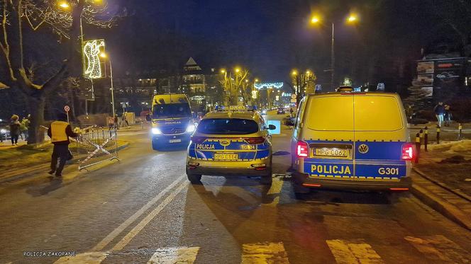 Zakopane. Policja podsumowała sylwestra. Nie zabrakło tragicznych zdarzeń [ZDJĘCIA]