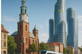 Poznań w 2040 roku według sztucznej inteligencji 