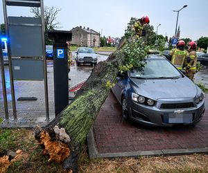  Skutki nawałnic na południu Polski.