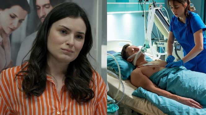 Barwy szczęścia, odcinek 3200. Weronika (Maria Świłpa), Błażej (Piotr Ligienza)