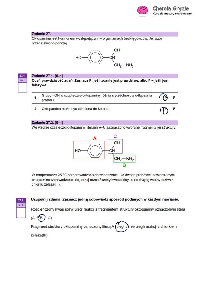 Matura chemia 2025: Odpowiedzi [16.05.2025] nowa formuła 2023