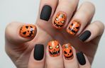 paznokcie na halloween