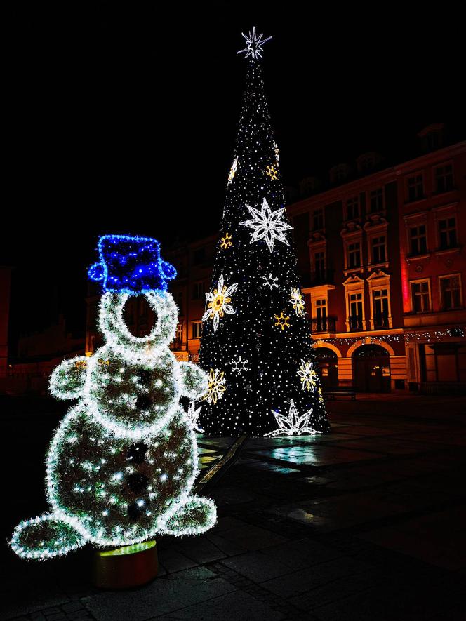 Ozdoby świąteczne w centrum Kalisza