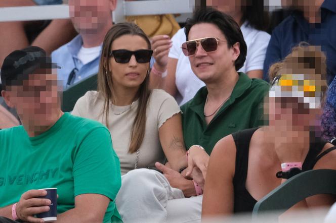 Julia Wieniawa i Nikodem Rozbicki migdalili się zamiast oglądać Igę
