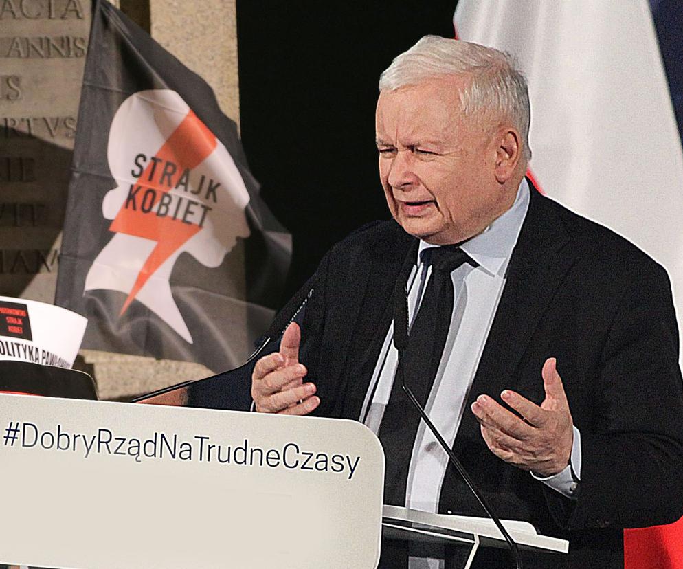 Strajk Kobiet, Jarosław Kaczyński