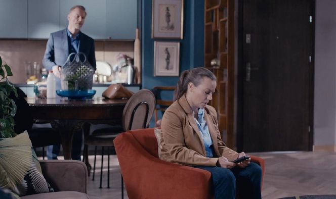 M jak miłość odc. 1885. Magda (Anna Mucha), Andrzej Budzyński (Krystian Wieczorek)