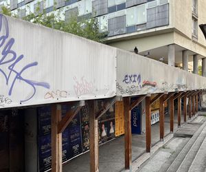 Taras między Hotelem Cracovia i Kinem Kijów. Czy nadaje się jeszcze do remontu?