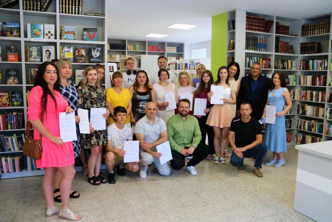 Kolejni goście z Ukrainy w Starachowicach z ukończonym kursem języka polskiego