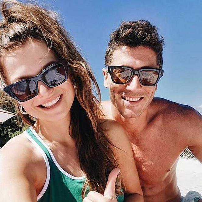 Anna Lewandowska i Robert Lewandowski na wakacjach na Majorce