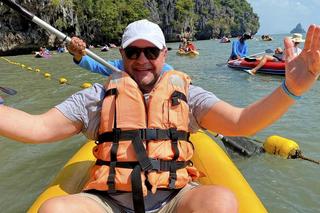 Cezary Żak z żoną na wakacjach