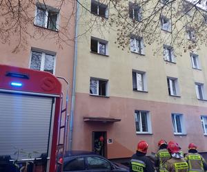 Pożar przy Żeromskiego w Starachowicach