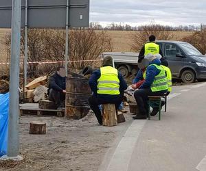 Protest rolników  w Medyce