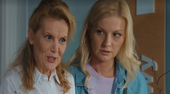 M jak miłość, odcinek 1704: Krystyna (Dorota Chotecka), Jagoda (Katarzyna Kołeczek)